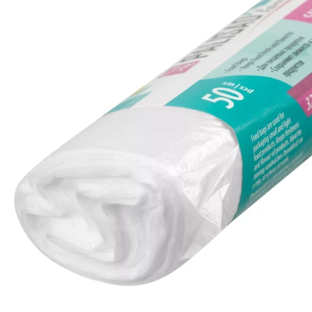 Пакеты для бутербродов, 320 x 250 мм, 50 шт, рулон, Home Palisad 950035 купить в Губкинске