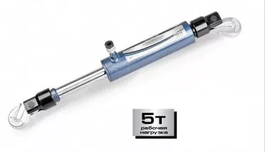 Цилиндр гидравлический 5 т стяжной усиленный с крюками STELS 51361 купить в Губкинске