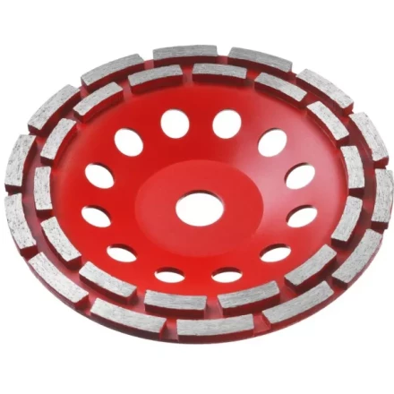 Чашка алмазная шлифовальная по бетону ЗУБР &quot;МАСТЕР&quot; сегментная двухрядная, 180мм 33376-180 купить в Губкинске