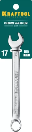 Ключи комбинированные KRAFTOOL, Cr-V, DIN 3113 27079-17 купить в Губкинске