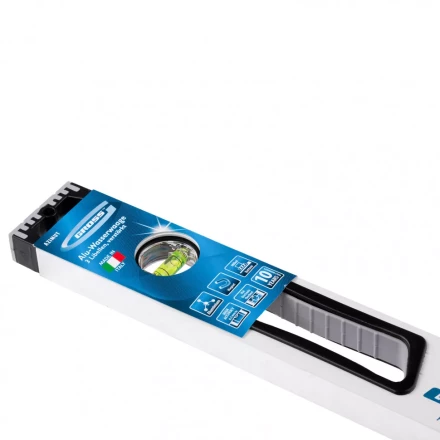 Уровень алюминиевый 600 мм усиленный рукоятки фрезерованный 3 глазка магнитный Gross 34370 купить в Губкинске