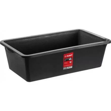 Кювета ЗУБР "ЭКСПЕРТ" строительная пластмассовая, 41x71x22см(ШхДхГ), 45л 06097-45_z03 купить в Губкинске