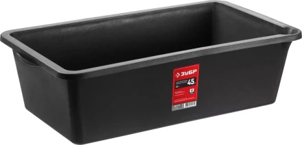 Кювета ЗУБР "ЭКСПЕРТ" строительная пластмассовая, 41x71x22см(ШхДхГ), 45л 06097-45_z03 купить в Губкинске