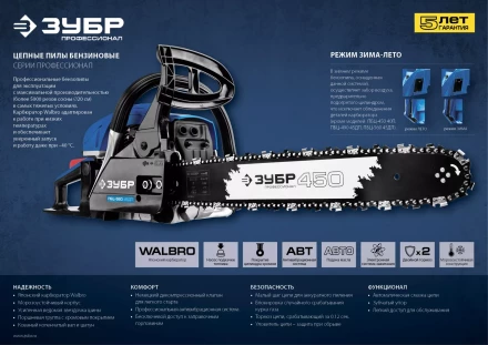 Бензиновая пила (бензопила) ПБЦ-560 45ДП серия ПРОФЕССИОНАЛ купить в Губкинске