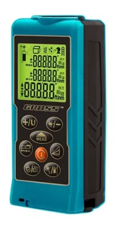 Дальномер лазерный Kompakt 70, от 0,05 до 70 метров, функц. Пифагора, площадь, объем, таймер  GROSS 38001 купить в Губкинске