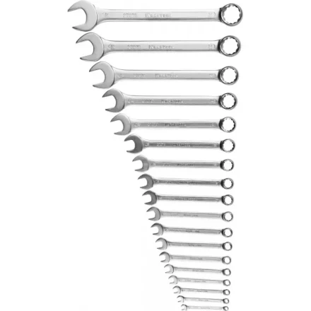Набор KRAFTOOL &quot;EXPERT&quot;: Ключи гаечные комбинированные, Cr-V сталь, хромированные, 6-32мм, 18шт 27079-H18 купить в Губкинске