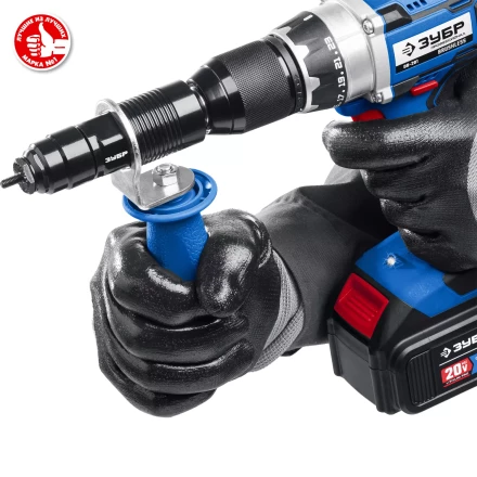 ЗУБР НР-М8, М3 - М8, насадка-заклепочник на шуруповерт, Профессионал (31221) купить в Губкинске