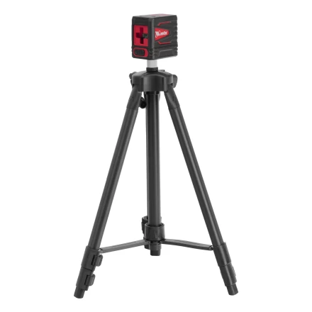 Лазерный уровень QBC RED Pro SET, 10 м, красный луч, батарейки, штатив// MTX 350105 купить в Губкинске
