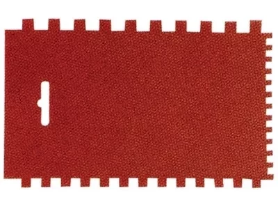 Шпатель пластмассовый малярный 170х115 мм зубчатый MATRIX 86006 купить в Губкинске