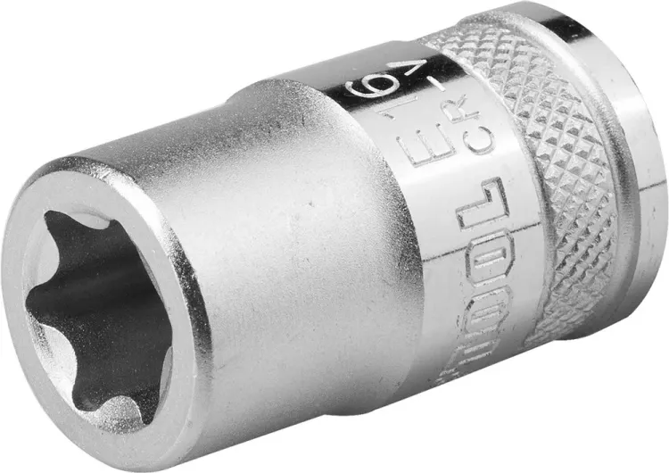 Торцовая головка KRAFTOOL "INDUSTRIE QUALITAT", Cr-V, внешний TORX, хромосатинированная, 1/2", Е 18 27810-18_z01 купить в Губкинске