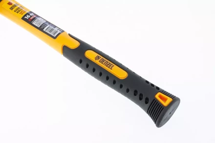 Киянка резиновая, 16 oz, черно-белая резина, фибергласовая рукоятка// Denzel 7711171 купить в Губкинске