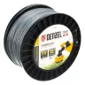 Леска для триммера двухкомпонентная квадрат, 3,0мм х 111м, на DIN катушке EXTRA CORD// Denzel 96820 купить в Губкинске