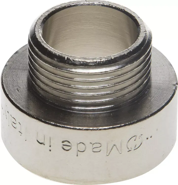 Переходник GENERAL FITTINGS удлиненный цилиндрический, никелированная латунь, 1" х 3/4" 51083-1-3/4 купить в Губкинске