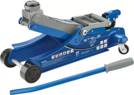 Домкрат гидравлический подкатной поворотная рукоятка 2т LOW PROFILE 100-350 мм  STELS 51131 купить в Губкинске