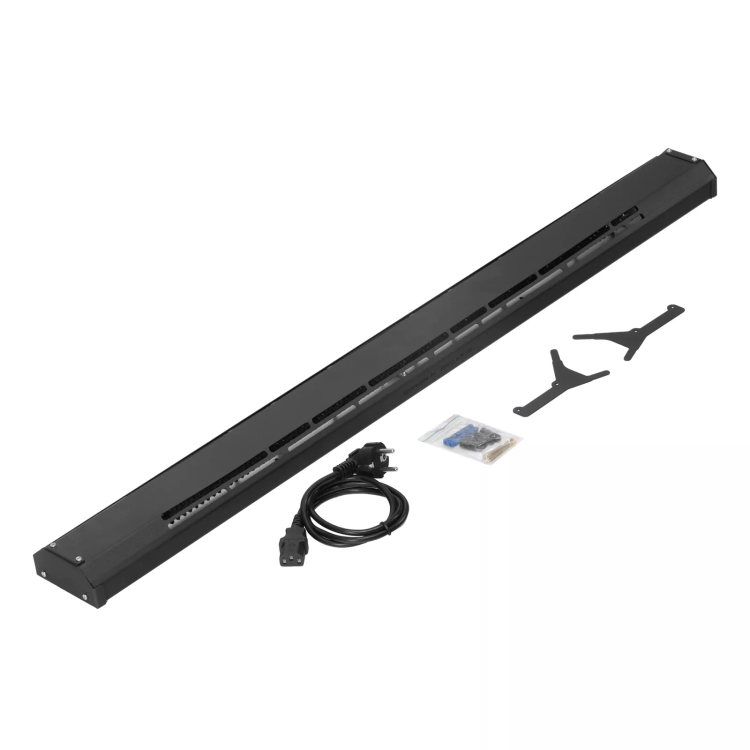 Конвектор электрический плинтусный Denzel ATRIC-450, 230 В, 450 Вт, ТЭН, черный 98136 купить в Губкинске