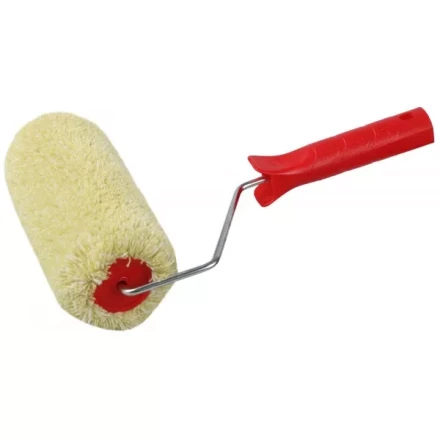 Валик фасадный ЗУБР &quot;ЭКСПЕРТ&quot; УНИВЕРСАЛ СИНТЕКС малярный в сборе, полиакрил, бюгель 8мм, 68х180мм 03502-18 купить в Губкинске