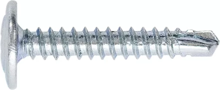 Саморезы 4,2х41 с прессшайбой PH №2 наконечник сверло оцинкованные 8 шт ШУРУПЬ 48771 купить в Губкинске