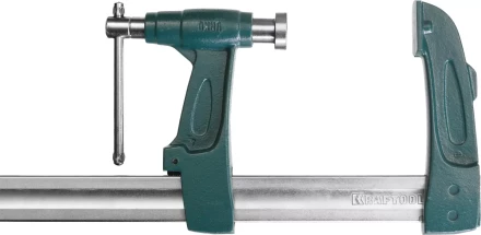 Струбцина KRAFTOOL тип &quot;F&quot;, с мультипликаторной прижимной втулкой, 125х600 мм 32013-125-600 купить в Губкинске