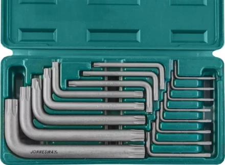 Набор ключей угловых Torx Т6-Т70 16предметов Jonnesway H0816S 47405 купить в Губкинске