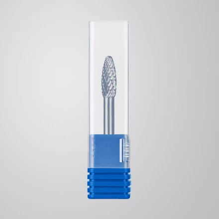 Зубр Твердосплавная борфреза H - пламя, 8 х 20 мм, радиус 1.5 мм (28807-8-20) купить в Губкинске