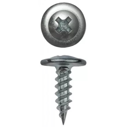 Саморезы ЗУБР с прессшайбой по листовому металлу до 0,9мм, PH2, 4,2х32мм, ТФ7, 45шт 4-300197-42-032 купить в Губкинске