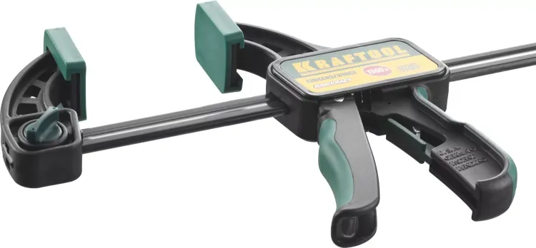Струбцина "EcoKraft" ручная пистолетная, KRAFTOOL 32226-60, пластиковый корпус, 600/800мм, 150кгс 32226-60 купить в Губкинске