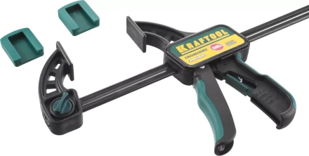 Струбцина "EcoKraft" ручная пистолетная, KRAFTOOL 32226-60, пластиковый корпус, 600/800мм, 150кгс 32226-60 купить в Губкинске