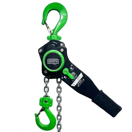 Таль ручная рычажная HITCH LH201-GSB 1 т 12 м. Гальваническая цепь. Защита от перегруза (SZ060972) купить в Губкинске