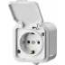 Розетка STAYER &quot;MASTER&quot; &quot;MAXIMA&quot; одноместная, с заземлением, с защитной крышкой, IP54, 16А, 220В 54306-W купить в Губкинске