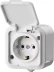 Розетка STAYER &quot;MASTER&quot; &quot;MAXIMA&quot; одноместная, с заземлением, с защитной крышкой, IP54, 16А, 220В 54306-W купить в Губкинске
