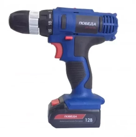 Аккумуляторная дрель-шуруповерт ПОБЕДА ДА-12/2 Ли PATRIOT купить в Губкинске
