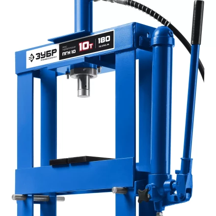 ЗУБР ПГН-10, 10 т, гидравлический пресс с гидронасосом и манометром, Профессионал (43072-10) купить в Губкинске