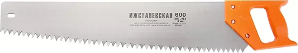 Ножовка по дереву 600 мм шаг зубьев 12 мм пластиковая рукоятка (Ижевск) Россия 23167 купить в Губкинске