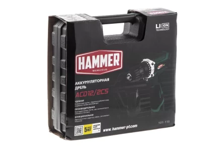 Дрель аккумуляторная HAMMER ACD12/2CS купить в Губкинске