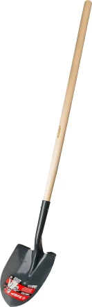 ЗУБР Мастер, 474 х 215 х 1500 мм, полотно 1.6 мм, закалено, дерев. черенок высш. сорт, тип ЛСГ, штыковая лопата (39575) купить в Губкинске