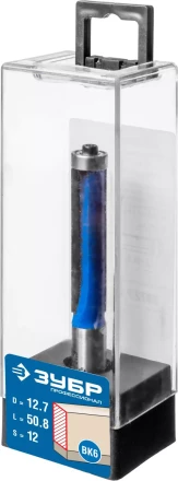 ЗУБР 12.7 x 50.8м. хвостовик 12 мм, фреза кромочная с нижним подшипником, Профессионал (28727-12.7-50.8) купить в Губкинске