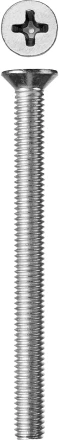 Винт ЗУБР &quot;МАСТЕР&quot; DIN 965, класс прочности 4.8, оцинкованный, M6x70мм, 5кг 303110-06-070 купить в Губкинске