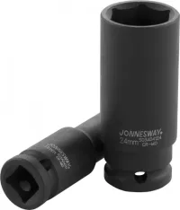 Головка ударная шестигранная 1/2" М19 удлиненная S03АD4119 Jonnesway 47197