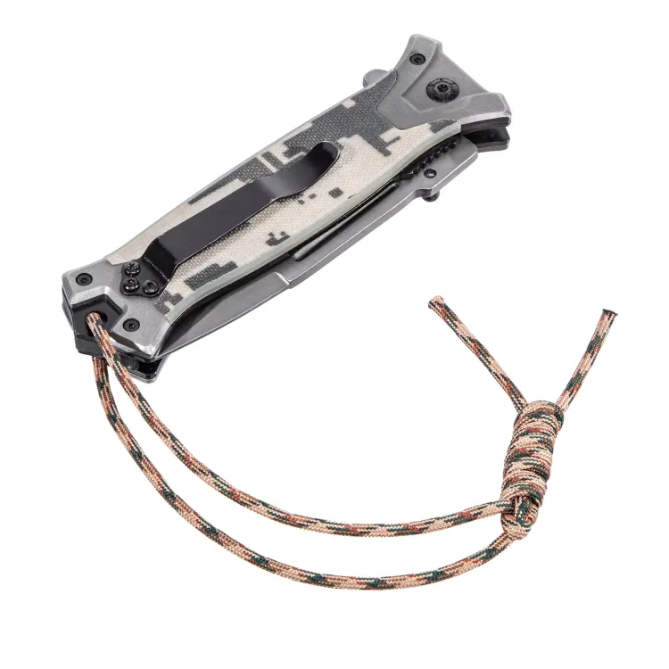 Нож складной Denzel, многоцелевой, системы Liner-Lock, с накладкой G10 на прямой рук-ке+стеклобой, 79208 купить в Губкинске