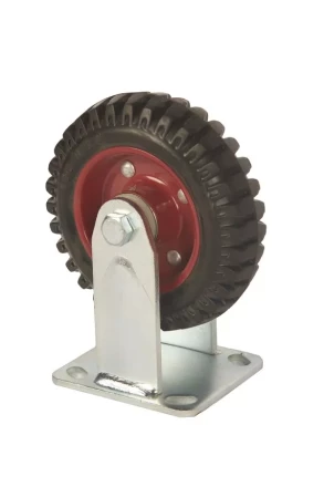 Колесо большегрузное неповоротное PF 160 150 мм резина с протектором (F) 1027233 купить в Губкинске