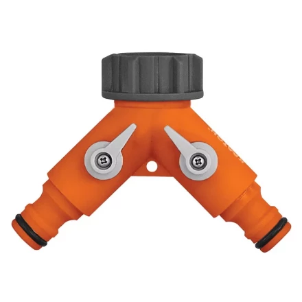 Распределитель пластиковый 2-х канальный  G 3/4&quot;  Кратон 5 01 04 057 купить в Губкинске