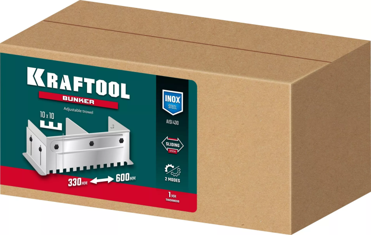 Раздвижная гребенка KRAFTOOL 0808-10 купить в Губкинске
