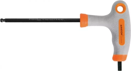 Ключ шестигр Т-образный шар 5 мм INDUSTRIAL Кратон 2 19 03 007 купить в Губкинске