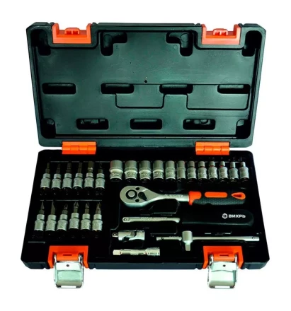 Набор инструментов Вихрь 1/4&quot; 29 предм кейс купить в Губкинске