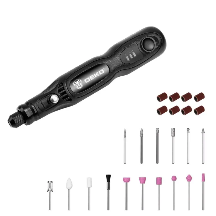 Гравер аккумуляторный DEKO DKRT3.6-Li SET, 063-1400 купить в Губкинске