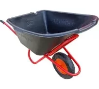 Тачка строительная 110 л 200 кг &quot;Антиудар&quot; одноколёсная с пневмоколесом 1023977 купить в Губкинске