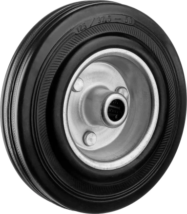 ЗУБР d 125 мм, г/п 100 кг, игольчатый подшипник, резина/металл, колесо, Профессионал (30936-125) купить в Губкинске