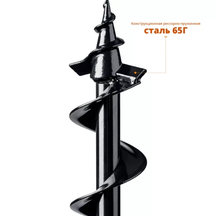 ЗУБР d 80 мм, грунт, шнек для мотобуров (7051-8) купить в Губкинске