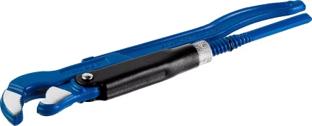 Ключ трубный рычажный ЗУБР &quot;ПРОФЕССИОНАЛ&quot;, тип &quot;S&quot;, изогнутые губки для труднодоступ мест, цельнокованный, Сr-V, № 0, 1/2&quot; 27336-0_z01 купить в Губкинске