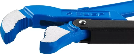 Ключ трубный рычажный ЗУБР &quot;ПРОФЕССИОНАЛ&quot;, тип &quot;S&quot;, изогнутые губки для труднодоступ мест, цельнокованный, Сr-V, № 0, 1/2&quot; 27336-0_z01 купить в Губкинске